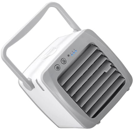 MAGICLULU 2 Piezas Mini Enfriador De Aire Ventilador De Mesa Usb Ventilador De Aire Acondicionado De Verano Enfriador De Aire En Miniatura Ventilador Acondicionador El Plastico