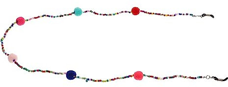 TEMPNAP Bunte Brillenkette Mit Anti-rutsch-funktion Multifunktionales Lanyard Für Brillen Und Masken Einfache Installation Einsetzbar Modisches Accessoire Für Damen Und Herren
