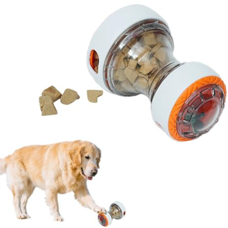 virkwuy Jouet Distributeur Croquettes Chien, Mangeoire Interactive pour Chiens, Jouet Chien Occupation, Distributeur de Snacks Jouet de Développement Intellectuel, Interactivité Renforcée