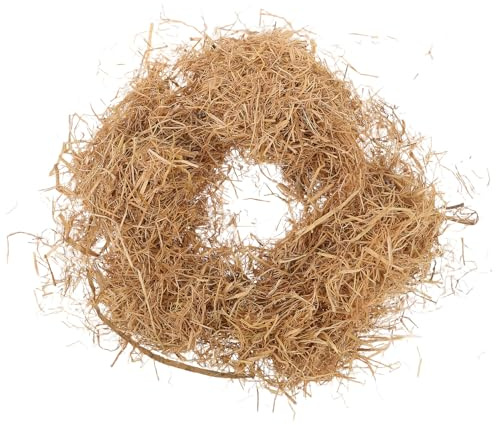 COLLBATH Nistkasten Einlage aus Natürlichem Stroh 05 kg Weich Isolierend und Feuchtigkeitsregulierend für Kaninchen Kleintiere und Geflügel Nestmaterial für Ställe und Nistkästen