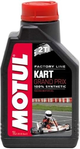 3 botes de 1 litro de aceite de motor Motul 2T Kart Grand Prix, totalmente sintético, 3 litros de aceite de 2 tiempos
