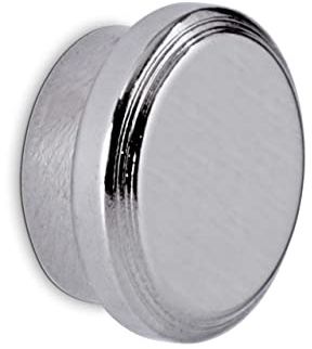 MAUL Aimant Néodyme, Aimant Rond Puissant à Usage Multiple, Aimant au design Moderne et Élégant, 16 x 7 mm, Charge Jusqu'à 5 kg, Argent