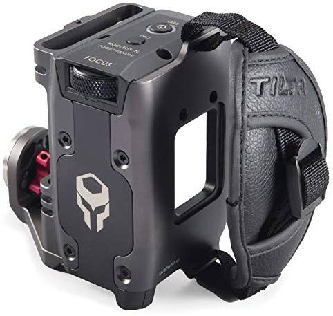 Tilta Side Focus Handle Type II (Support F970 Battery) Compatible With Z CAM E2 Cage(Battery and Power Cable Not Include) - Tilta Grey TA-SFH2-97-G