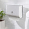 NICEME Paper Towel Dispenser,Wall Mounted C-Fold Commercial Hand Towel Dispenser for Kitchen Bathroom Hotel Resturant,Holds 200 Paper-White