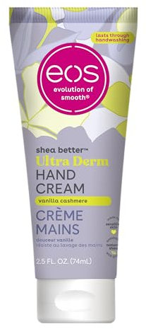 eos Shea Better Hand Cream, Vanilla Cashmere, Natural Shea Butter, 24HR Hydration, 74 ml