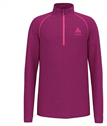 Odlo Kids Langarm Shirt mit Reißverschluss RIGI, festival fuchsia, 152