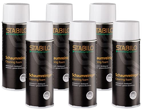 6x Universal Schaumreiniger 400ml | Aktivschaum, Reiniger für Scheiben, Polster, Kunststoff, Metall | 6 Stück