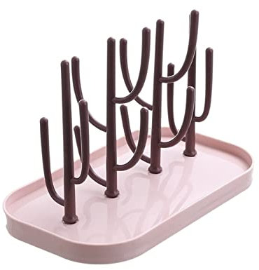 Kaffeetassenhalter Kunststoff Küchenregal Kaffeetasse Rack Trocknung Rack Milch Flasche Rack Drainage Rack Küche Lagergestell Getränkehalter/Tassenhalter