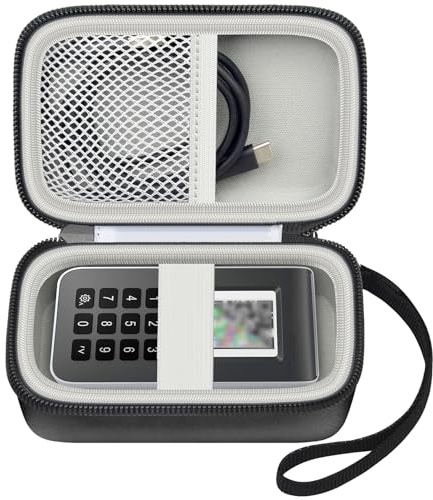 Boobowl Tasche für Digipass 882 Hybrid/für Reiner SCT tanJack Photo QR I Chip chipTAN-Tan Generator, Kreditkartenleser Lagerung Halter für USB Ladekabel (Nur Box)