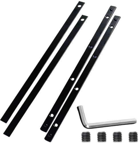Kit de Connecteur de Rail de Guidage pour Makita,TOATELU4 pièces Deux épais et deux fins connecteur de rail de guidag, Accessoires de Tringle à Rideaux P-20177 pour Tronçonneuse Makita Coupes Longues