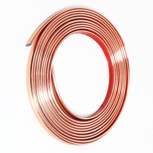 GKKBUFF Cinta adhesiva 3D para bordes de pared, color oro rosa, cinta decorativa decorativa para techo, esquina, espejo, muebles, armario, decoración del hogar y el coche (0,8 cm x 5 m)