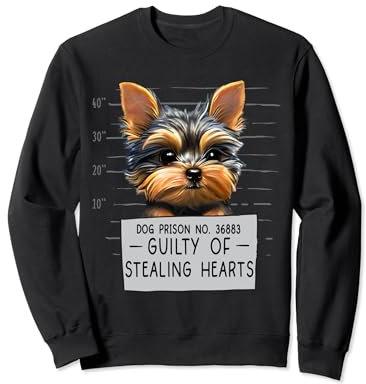 Yorkshire Terrier Teacup Pet Collar Teacup Dog Teacup Yorkie Sweatshirt
