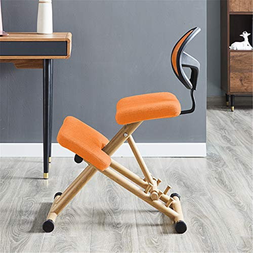 Kniestuhl mit Rückenstütze - Verbesserung der Haltung und des Komforts - Verstellbarer ergonomischer Sitzhocker für Home Office Studio - Korrektive Sitzlösung