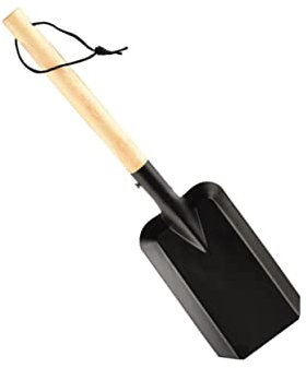 MUELODSIC 1pezzi Pala Da Giardinaggio Leggera e Portatile Pala Per Piantare Fiori Legno Di Quercia Strumento Per Estirpare Erbacce Per Uso Esterno e