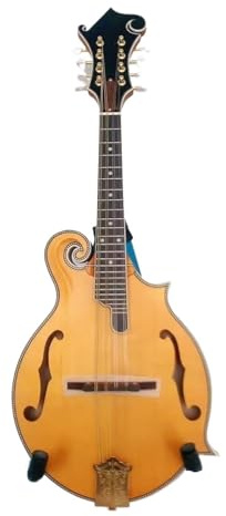 Mandolina En Fa Simple Hecha A Mano Instrumento Musical Profesional De Ocho Cuerdas De Arce Con Patrón De Abeto Instrumento De Mandolina Profesional