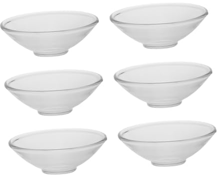 FUTUREORYY 6pcs Candle Drip Catcher Bobeches Round Glass Wax Catchers for Candlestick Holders Candle Drip Protectors for Church Service Wedding Party Home Decor
