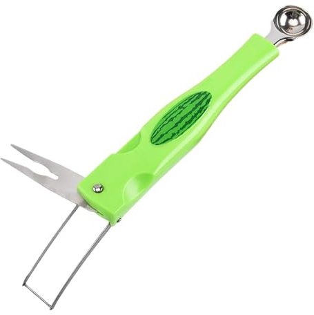 Davivian Cuchara Para Bolas De Sandía | Cortador Rebanador de Sandía | Herramienta De Cocina Portátil Para Postres Ensaladas Helados Casera Restaurante Panadería Fiesta