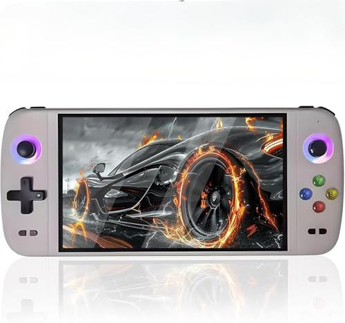 M27 Retro Handheld Game Console,7-inch IPS Screen Portable Gaming Handheld，Built-in 128G with 30000 Games,Linux System,30+ Emulators,Portable Pocket Mini Arcade (Gray 128G)