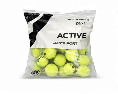 ama-sports Tennisbälle, Training & Aufschlag, Pressless, 60 Stück