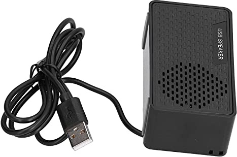AMONIDA Altavoz para Computadora de Escritorio Tarjeta de Sonido Incorporada USB Portátil Mini Altavoz sin Controlador para el Hogar Robusto y Duradero Larga Vida útil para Suministros para el Hogar