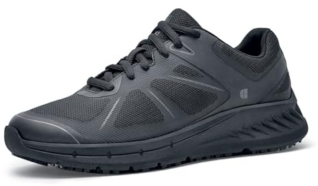 Shoes for Crews Zapatos Vitality II – Zapatos Profesionales con Suela Flexible, Antideslizante, Ligeros, Transpirables, Protección contra Salpicaduras, OB E SRC ESD – Mujeres