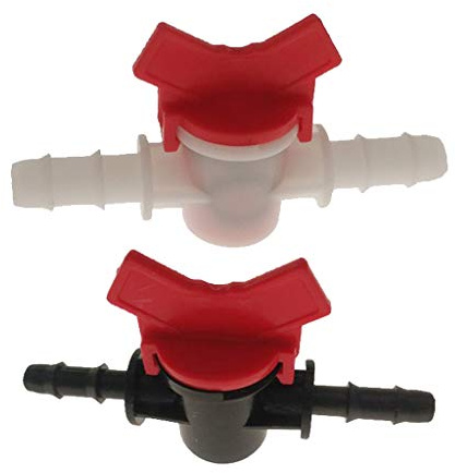 2x Absperrventil Durchflussregler mit 8mm / 10mm Innendurchmesser