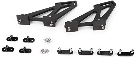 Soportes de Montaje de alerón CNC Aleación de Aluminio Universal Car Rear Wing Tronco Racing Tail Spoiler Patas Soportes de Montaje Patas de ala Trasera para la mayoría de los automóviles
