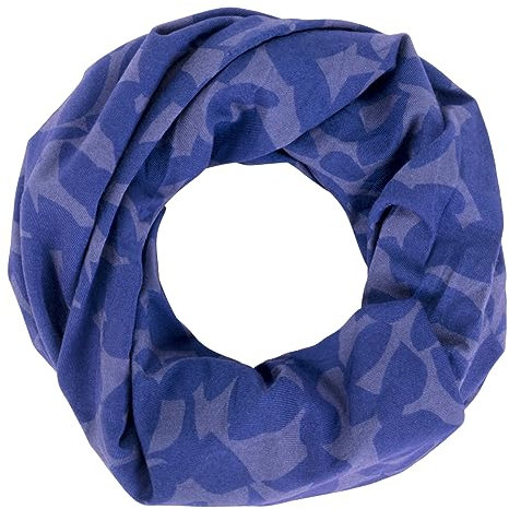 fashy Damen Wöhlfühlhaube Multifunktionstuch ohne, blau, One Size
