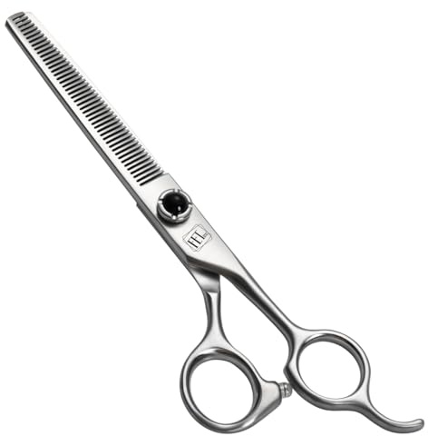 Fenice Totem Dog Grooming Scissors: 6.5 inch Pet Blender Shears Made Of Japanese 9CR Advanced Stainless Steel Professional Grooming Scissors for Dogs Cats and Other Pets