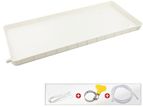WYHBXD Ablaufwanne, tragbare Klimaanlagen, Kunststoffschale, Kondensatwasser-Tropfschale, AC-Tropfkissen, Klimaanlagen-Ablaufschlauch-Set (Color : 3-5P, Size : Drainage Pipe 5m)