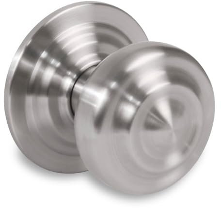 AMIG - 24671 | Bouton de porte d´entrée 51 | Ø70 mm | Laiton | Vieilli