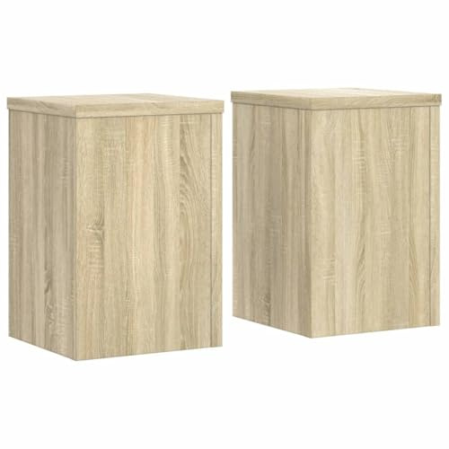 vidaXL Pflanzenständer 2 Stk. Sonoma-Eiche 25x25x35 cm Holzwerkstoff