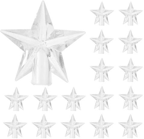 Zerodeko 100pcs String Pentagram Light Shell Lamp Shade Replacement Mini Light Bulbs Christmas Mini Xmas Lampshade Bulb Covers Simple Cover Small Plastic