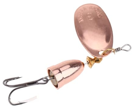 KANGQL Spinner-Angelköder, Pailletten, künstliche Köder, Spinner, Angelköder mit Dreifachhaken, Hartmetall, Spinnköder, Angelausrüstung, langlebig