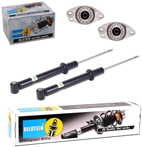 2x Bilstein B4 Stossdämpfer + Domlager hinten | 19-109572 + 12-226429 Kompatibel mit Ibiza IV (6J5, 6P1),Ibiza IV Sc (6J1, 6P5),Ibiza IV St (6J8, 6P8),Polo V (6R1, 6C1)