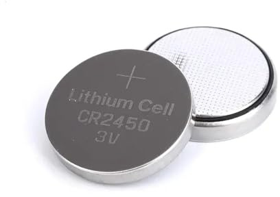1 styck Longlife batteri CR2450 primär knappcell för digitala parkeringsskivor | upp till 5 års livslängd | 560 mAh effekt