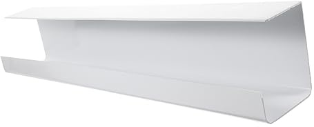 LIGIGWASH Bandeja Organizador de Cables Debajo del Escritorio Gestión de Cables Sin Perforación Soporte Compacto Oficina y Hogar Color Blanco Pequeño