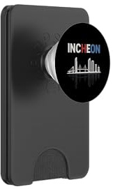 Incheon Skyline South Korea Cityscape Travel Souvenir PopSockets PopWallet for MagSafe