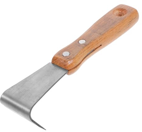 SUPVOX Outil pour Enlever L'écorce des Arbres Fruitiers en Acier Inoxydable avec Poignée Ergonomique, pour Jardin et Verger, Racloir Multifonction pour Écorçage Facile
