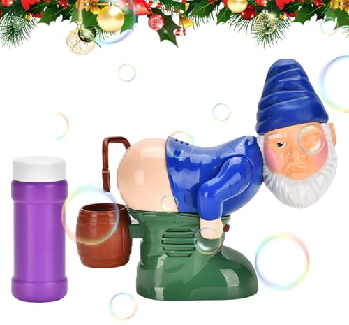 Pétards Rigolos à Bulles, Nains Magiques à Bulles Électriques avec Lumières Clignotantes et Musique, Jouet Automatique 3-6 Ans pour Plage Chambre Pique-Nique Fête Mariage Bain, Cadeau