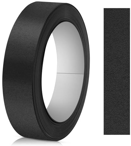 NUTKIT 18mm x 5m Melamine Edge Tape Self-Adhesive(Black)