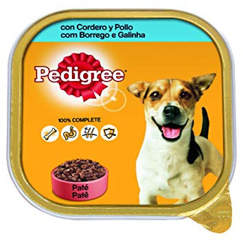 Pedigree Wet Food für Hunde, Lamm- und Hühnergeschmack, 300g