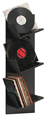 VCM CD/DVD Regal 33x26x106 cm 3 Fächer Holzwerkstoff CDs DVDs Büro | Medienregal für CDs und DVDs - Wohn- oder Medienzimmer - für Musik- und Filmliebhaber - Holzwerkstoff