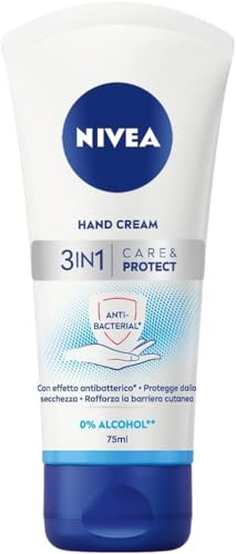 Nivea Handcreme 3in1 Care & Protect mit antibakterieller Wirkung, 6 Stück