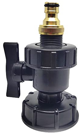SagaSave Ball Valve Repair Kit, IBC S60X6 3/4'' Thread Water Tank Outlet Fitting Connector Adapter for Home Garden - Hozelock