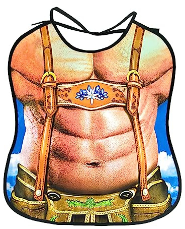 Bavoir Adulte Humoristique, Bavoir pour Adulte Homme Humoristique Lavable Bavoir pour Femme Party Cadeaux pour Les Hommes et Les Femmes (B)