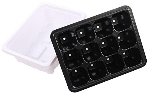 Peat Pellets Seedling Soil Block 6/12 Hole Nursery Tray Pots Greenhouse Gardening Plant Flower Seed Germination Nursery Kit 1Set
