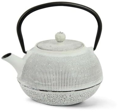 Neavita Teiera in Ghisa Uji Bianca, 800ml