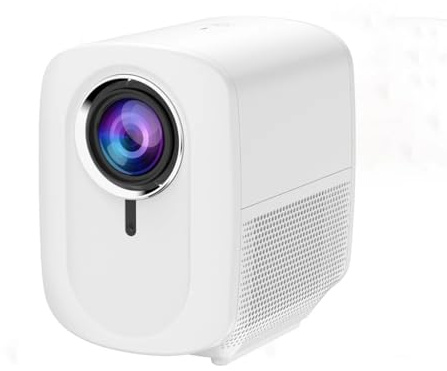 Proyector Android LCD LED 4K Video Home Theater Cinema 1080P Proyectores para Smartphone (D como se muestra) pequeño regalo