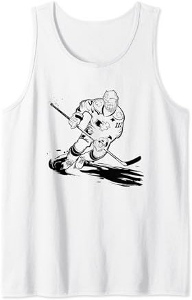 Eishockeyspieler Eissport Eishockeyfeld Tank Top